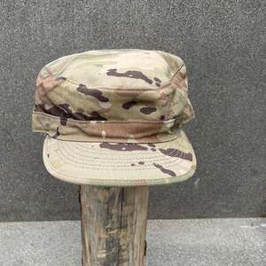 US Army OCP Camo Patrol Cap, Ripstop Camouflage, Size 7 5/8